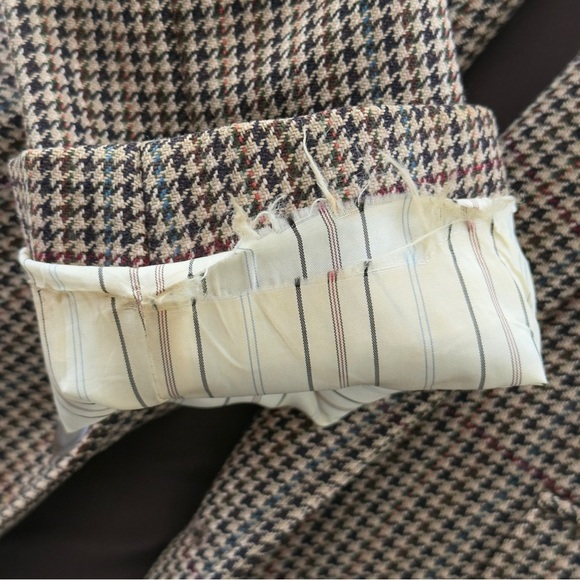 Vintage Ralph Lauren Made in USA 
Wool Houndstooth Equestrian Blazer - Picture 14 of 15